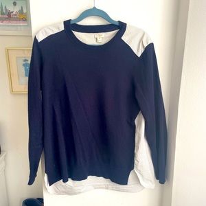 J.Crew Navy Blue Sweater